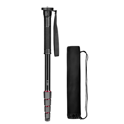 ABAC-Aluminium E222 Camera Monopod Mount Adapter Photography Walking Stick Lightweight For Canon Sony Video Camera