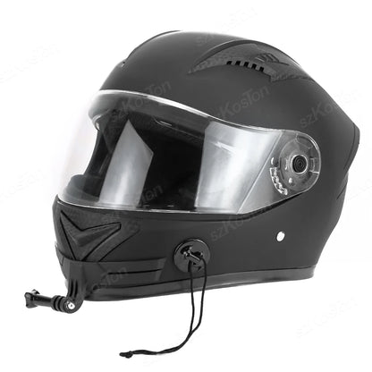 Motorcycle Helmet Chin Mount For DJI OSMO Action 6/5/4/3 GoPro 13 12 11 10 9 8 Full Face Camera Holder Riding Gear Accessory