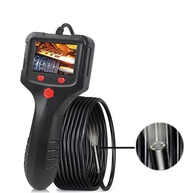 8mm 2.4in 1080P Inspection Camera Automotive Piping Endoscope Borescope Drain Channel Inspection Camera Industrial Equipment