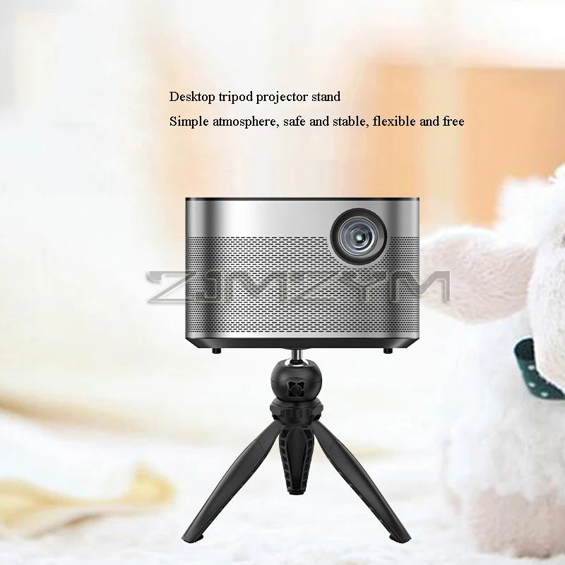 1/4 Screw Interface Desktop Tripod Independent Gimbal Stable Bracket Third gear height Adjustable For Photography Projector