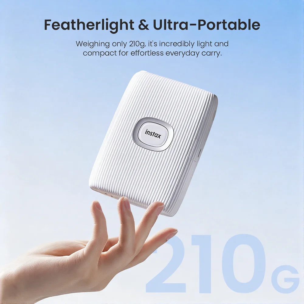 Original FOR Fujifilm Instax Mini Link 2  Printer Instax Photo Camera Printers ( 20 / 40 Sheet Instax Mini White Film )