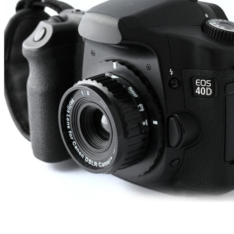 2024 NEW Holga HL-C 60 mm f/8.0 Lens For Canon DSLR SLR Camera Black Parts Cameras Accessory Photography accessories