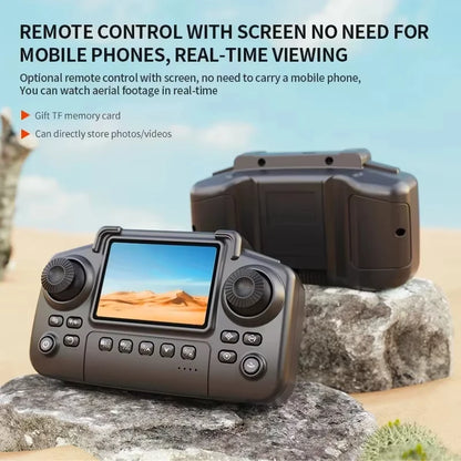 New E88 Brushless Drone Dual HD Cameras WiFi FPV Foldable Arms Night Navigation Light Remote Control RC Quadcopter Photography
