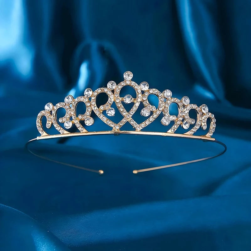 1pc Simple Fashionable Ladies' Princess Crown Hair Accessory Birthday Party Photography Jewelry Decoration Adult Gift Crown