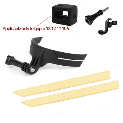 Motorcycle Helmet Chin Mount For DJI OSMO Action 6/5/4/3 GoPro 13 12 11 10 9 8 Full Face Camera Holder Riding Gear Accessory