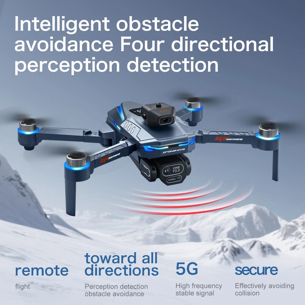 Lenovo GT8 drone 8K HD dual camera aerial photography obstacle avoidance with large screen brushless four-axis aircraft dron