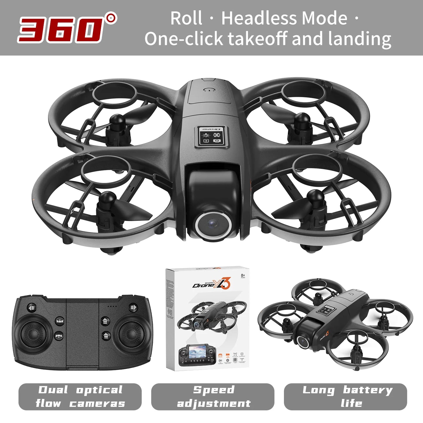 YT3 Drone 8K 5G GPS Professional HD Aerial Photography Remote Control Aircraft HD Dual Camera Quadcopter Toy 2026 NEW