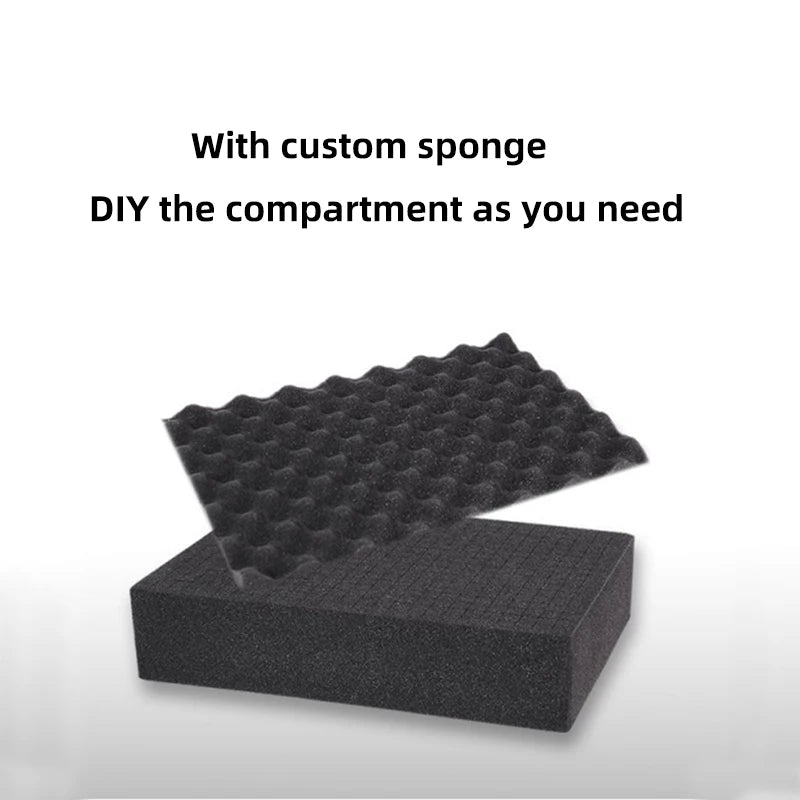 Aluminum Alloy Frame Protective Suitcase Box for Microphones Sound Card Storage Bag for Cameras Accessories