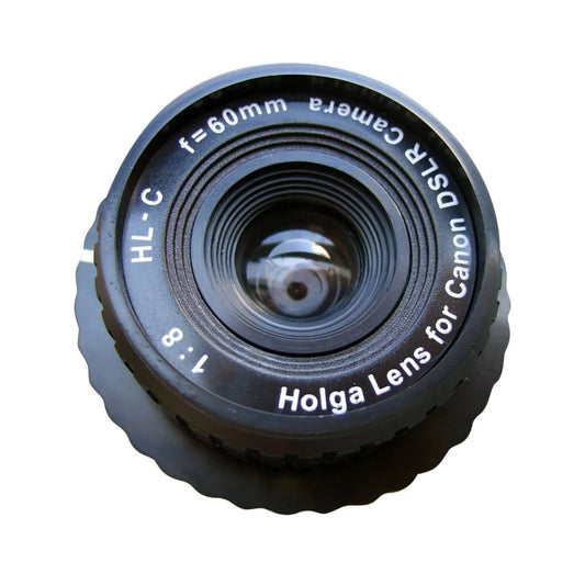 2024 NEW Holga HL-C 60 mm f/8.0 Lens For Canon DSLR SLR Camera Black Parts Cameras Accessory Photography accessories