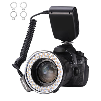 RF 550D Macro LED Ring Flash Light Universal for Nikon Canon Olympus Fuji DSLR Camera Photography Accessory