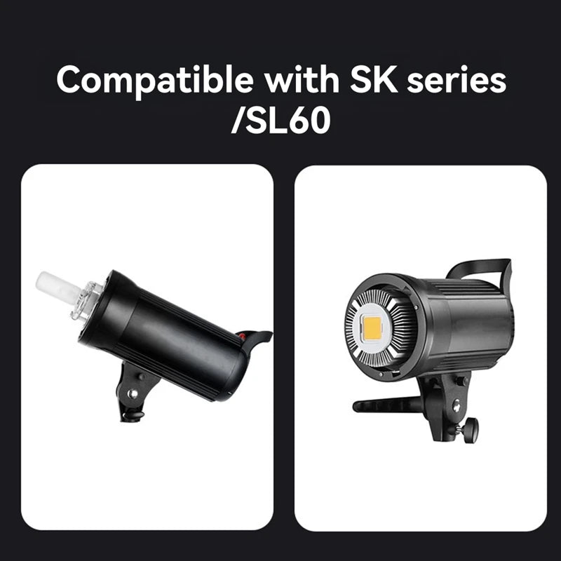 For Studio Flash Bracket for SK300 SK300II SK400 SK400II SL-60W Mounting Equipment for Photography Lighting-A57M