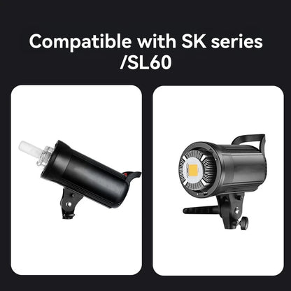 For Studio Flash Bracket for SK300 SK300II SK400 SK400II SL-60W Mounting Equipment for Photography Lighting-A57M
