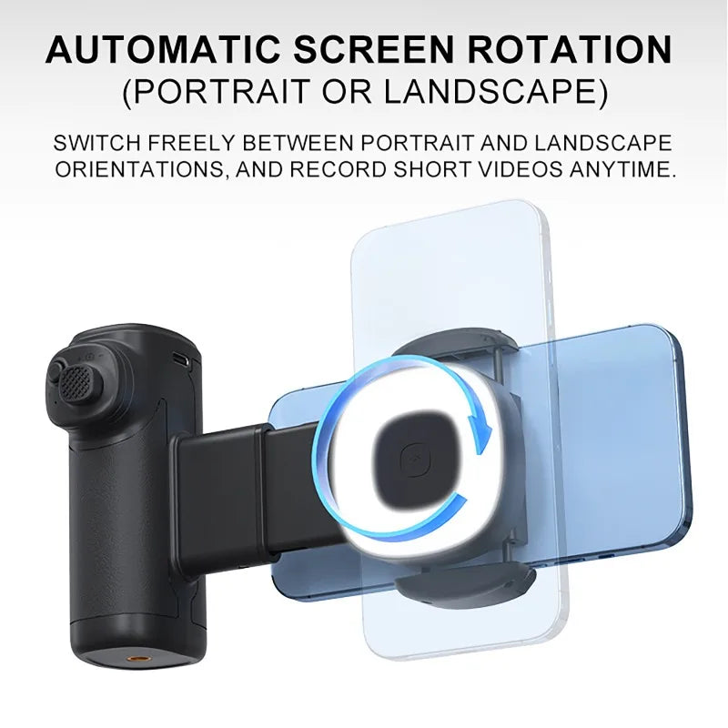 Mobile Phone Fill Light Aid Portable Handle Mobile Camera Assistant with Bluetooth LED Selfie Light for Outdoor Photography