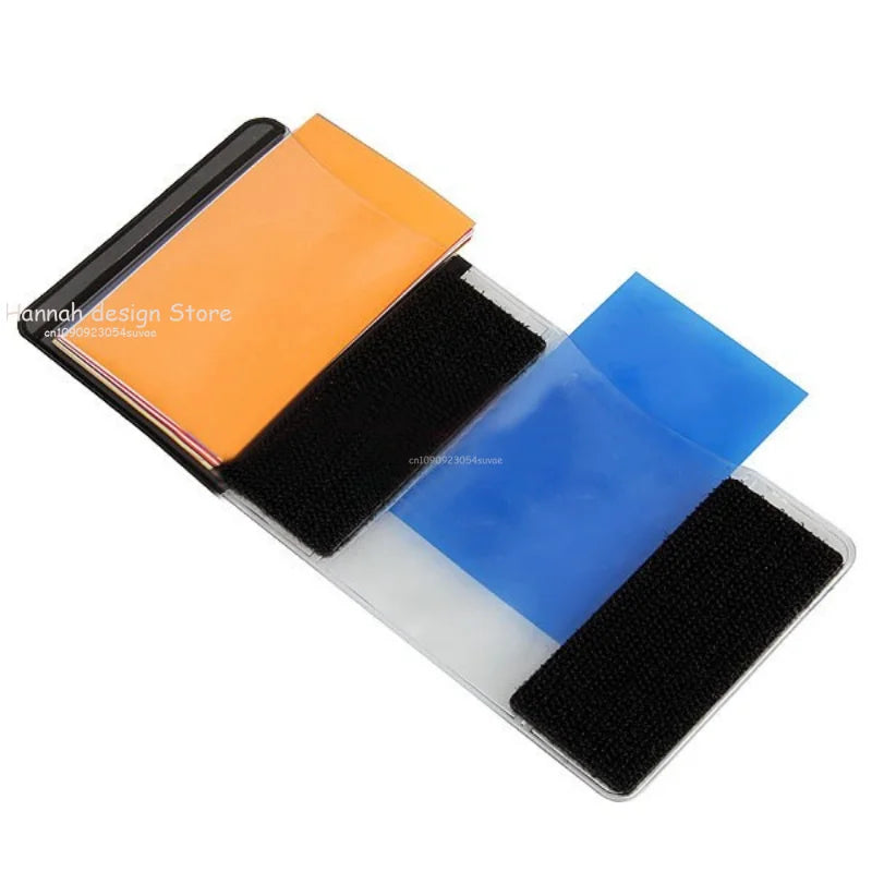 12 Colors/set Camera Color Filters Photography Gel Filter Flash Diffuser Softbox Studio Lighting Filters For Cameras Photography