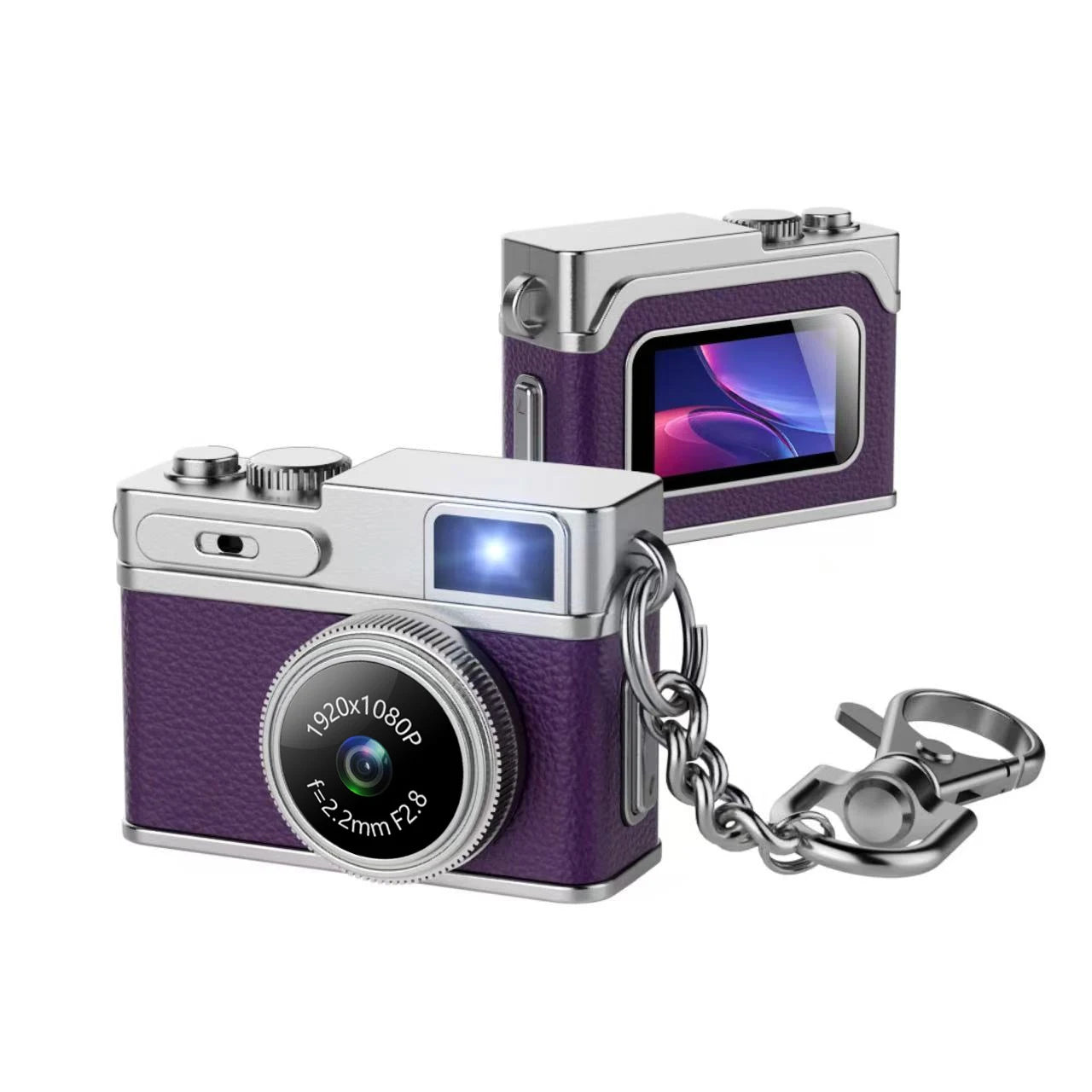 Magecam Retro Digital Camera 1080P Video Recorder LED Fill Light 0.96 Inch IPS Screen Portable Mini digital Camera