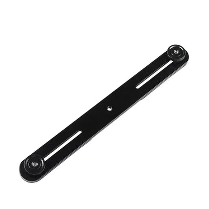 Universal Dual Flash Bracket Holder with 2 1/4" Adapter Screws for Studio Tripod Light Stand Digital SLR Camera Drop Shipping