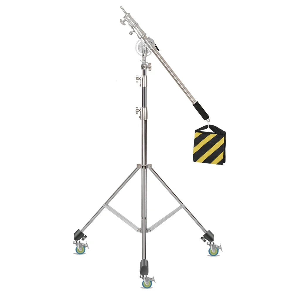 SH 2.8M Stainless Steel Light Stand Heavy Duty Load weight 10kg Photography Studio Support Tripod For Led Light Photo Studio