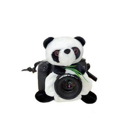 Camera Lens Buddy Baby Photography Attracts Stuffed Plush Toys Knitted Camera Lens Companion Photography Accessories