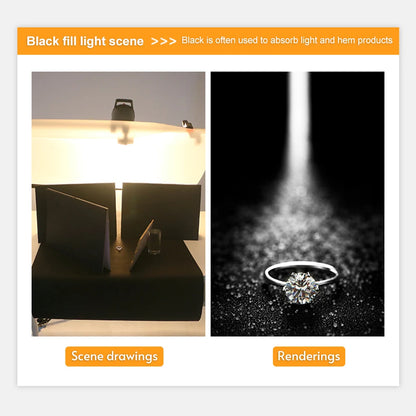 Multi-functional Photography Reflector Cardboard Foldable Photography Reflector Diffuser Board