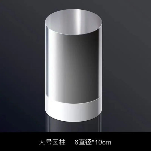 Transparent Acrylic Plate Photo Background Cosmetics Still Life Product Posing Photography Props Geometry Shooting Display