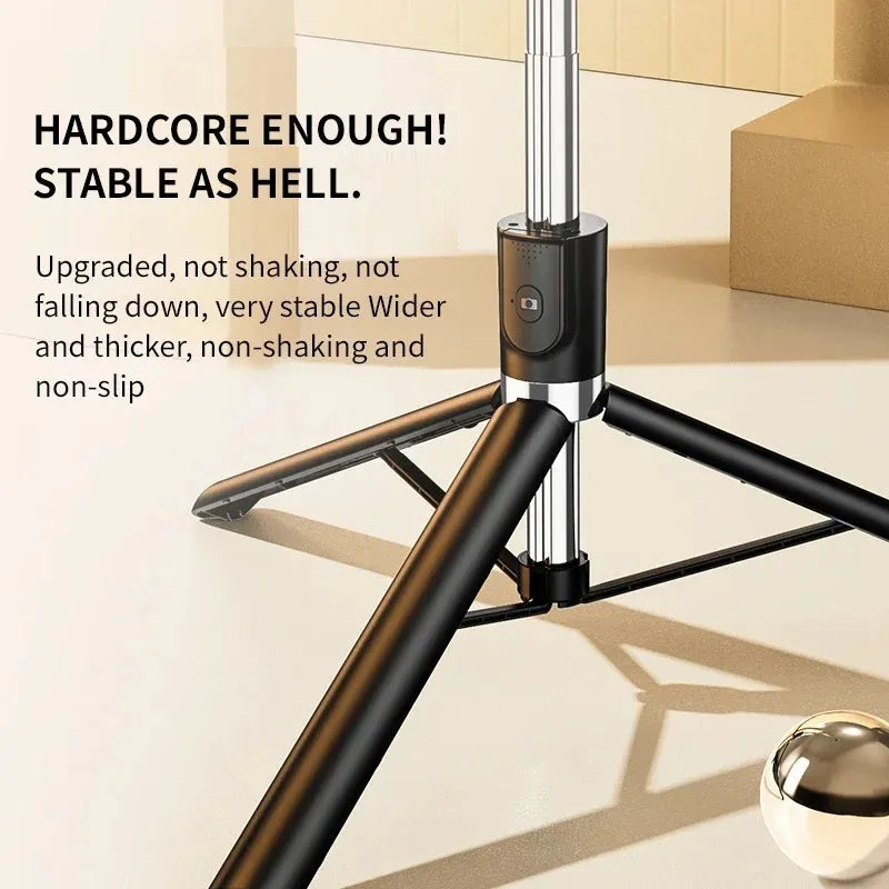 Bluetooth selfie stick 1.7MR1L/R1LS mobile tripod mini expandable phone holder for selfies, videos, and photography
