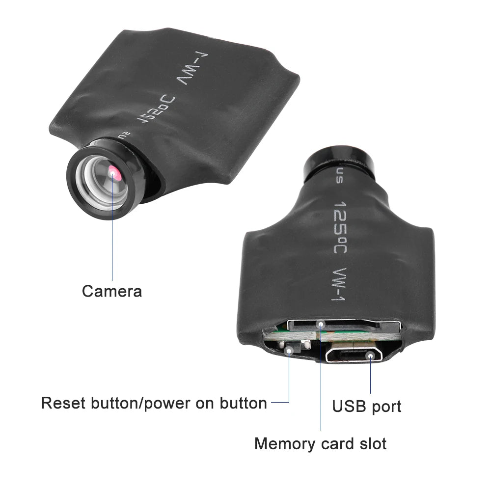 WiFi Mini Camera 1080P HD DIY Portable Wireless Module P2P Camera Video Recorder Motion Detection Home Security Small Camcorder
