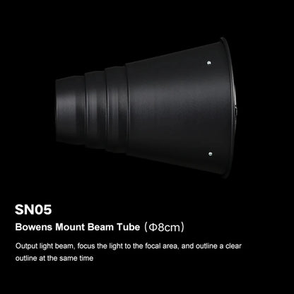 Godox Bowens Mount Standard Reflector RFT-13/14/17/18/19 SN05 Beam Tube Snoot for Studio Bowens Strobe Flash / Led Video Light