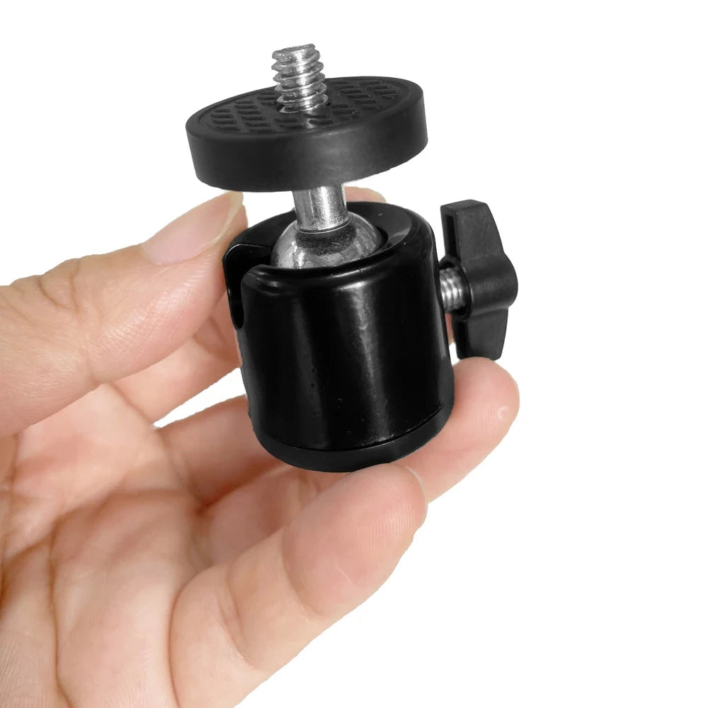 1/4 screw live streaming tripod photography accessories with 360 ° rotation adjustable  For DSLR DV Cameras