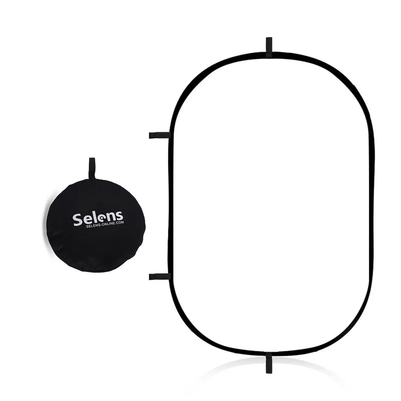 100X150CM Foldable Oval Reflector Soft Light Board Photo Video Photography Diffuser Photo Studio Soft Panel with Portable bag