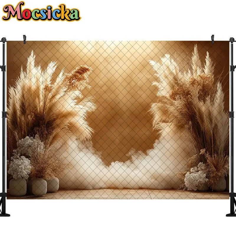Bohemian Photography Background Couple Wedding Decoration Supplies Newborn Baby Portrait Photo Backdrops Studio Props Banner