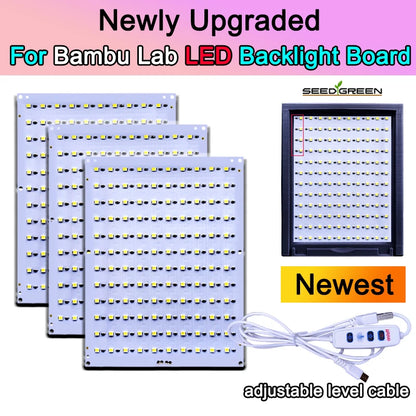 For Bambu Lab Lithophane Led Panel CMYK LED Backlight Board PLA Basic CMYK Lithophane Bundle 3D Print Lithophane Photo DIY
