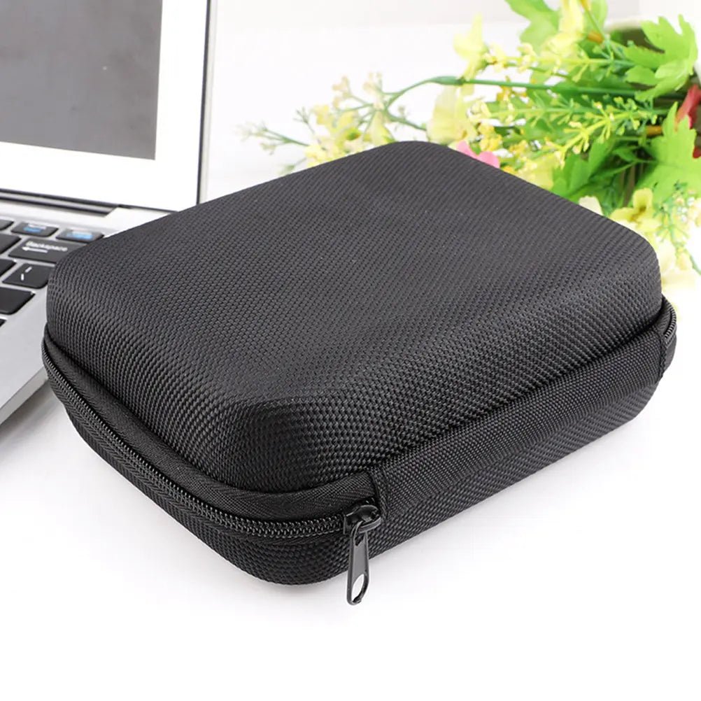 Eva Cable Organizer Pouch for Instant Camera Photo Paper Mini Printer Label Printer Storage Portable Waterproof Travel Gadget