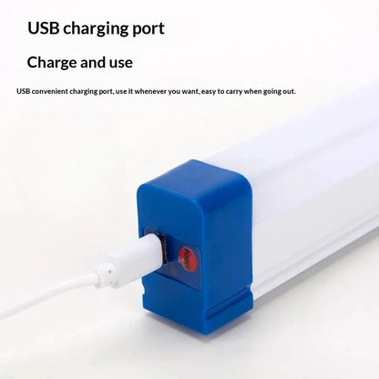 LED Rechargeable Tube Ambient Lighting Outdoor Camping Photography Fill Light Portable Light Bulb for Emergency Night Market