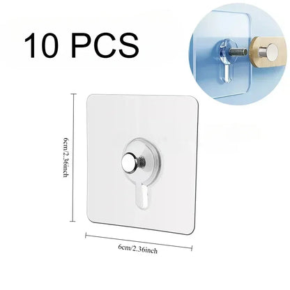 Photo Frame Hooks Storage Rack Screw Holders Door Hanger Self-Adhesive Multi-Function Gadgets Organizer Kitchen Accessorie