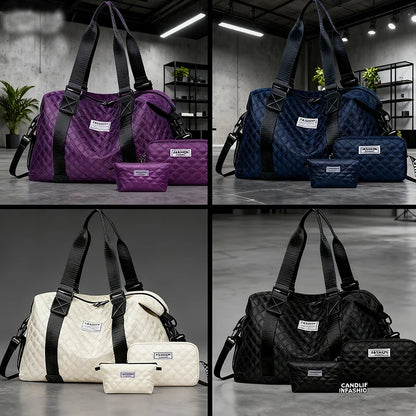 Neutral color bag for men and women's suit. Suitable for travel photography. Large capacity and practical.