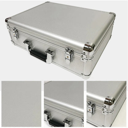 Aluminum Alloy Frame Protective Suitcase Box for Microphones Sound Card Storage Bag for Cameras Accessories