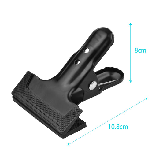 Heavy Duty Spring Metal Clip Photography Backdrop Clamps Background Support Holder with Rubber Protective Pad Photo Studio Photo